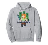 Minecraft Alex Creeper Battle Logo Pullover Hoodie