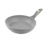 Salter BW02764G1 Marblestone 28cm Poêle à Frire - Antiadhésive crêpe, omelette Poêle, Aluminium Forgé, Convient aux tables de cuisson à induction et lave-vaisselle, Cuire avec peu d'huile, Sans PFOA