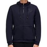 Hoodie Herr Team Daytona Zip Blå