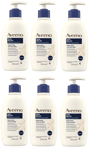 Aveeno Lotion 300ml Pack of 6 Skin Relief Nourishing Moisturiser Shea Butter