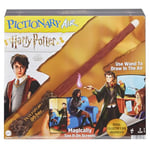 Mattel Games PICTIONARY AIR HARRY POTTER Family Drawing Game, Wand Pen, 112 Double-Sided Clue Cards, Trunk Card Holder, Collector Package. For 8 Year Olds & Up, UK version, HDC59