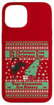 iPhone 15 Oh Christmas Tree Ugly Christmas Sweater cat Funny cat lover Case