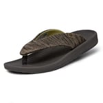 Hey Dude Homme Milo Flip Flops, Marron, 40 EU