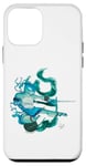 Coque pour iPhone 12 mini TMNT x Lily Stock Collection Leonardo Watercolor Art