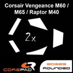 Corepad Skatez Corsair Vengeance M60 M65 Raptor M40 Souris Pieds Patins Téflon