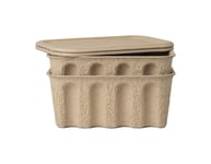 Paper Pulp Box Set of 2 Small - Brown