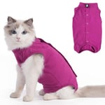 Axcimond Cat Recovery Suit Cat Body Suits for Medical Spay Surgical Cat Suit Kitten Bodysuit Post Surgery Cat Onesie Surgery Recovery Suit Cat Clothes After Surgery Recovery Collar & Cone Alternative