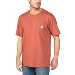 Carhartt K87 lomme kortermet T-skjorte, Herre, Terracotta, S