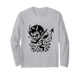 Anime Devil Japanese Folklore Yokai Long Sleeve T-Shirt