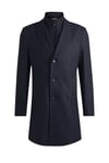 Hugo Boss Black Mens H-hyde-bib-234 Jacket Dark Blue - Size 44 Regular