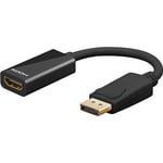 AV Goobay Adapter DisplayPort 1.2 HDMI 1.4 0,1m 67881 - 67881