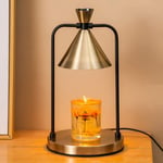 Shmshng - Lampe Chauffe-Bougie avec variateur, minuterie 2H/4H/8H, lumière de Bougie à intensité Variable, Compatible avec Les Petites et Grandes