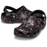 Crocs Classic Ditsy Floral Clog Svart blommig US M7/W9 (EU 39-40)