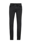 Hugo Boss Black Mens Delaware3-1 Jeans Silver - Grey - Size 42W/34L