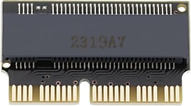 Carte Adaptateur SSD NGFF M.2 NVME Compatible avec MacBook Air A1465 A1466 (année 2013-2016) Compatible avec Mac Pro (année Fin 2013-2015) 22.3x13.2mm