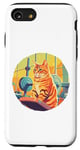 iPhone SE (2020) / 7 / 8 Cute Fit Orange Cat Sitting on Gym Lifting Bench Case