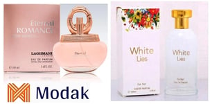 Modak 2 Pack women Perfume White Lies, Eternal Romance   EDP 100ml