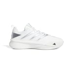 adidas Lillard Dame Certified 2 Low Trainers Basketball Shoes, core White/core Black/Silver met, 5 UK