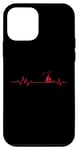 iPhone 12 mini My Heart beats for Sailing Heart Line Case