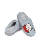 JOMIX Chaussons Enfant Hiver Chaussons Enfant Fille Garçon Imprimé Animal Chaussures Hiver pour Enfant (Gris, 32 EU)