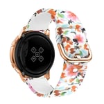 Samsung Galaxy Watch 7 44mm Armband i silikon, blommor