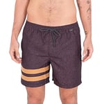 Hurley Blockparty Volley Short Board, Noir, S Homme