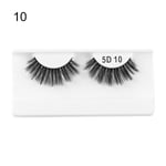 Skonhed 1 Pair False Eyelashes Lash Extension 3d Mink Hair 10