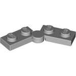 Hinge Plate 1 x 2 (Medium Stone Gray)