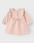 Lil Atelier Kjole Baby | str 56-86 | Sweat Dress - Rosa Dust