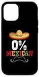 Coque pour iPhone 12/12 Pro 0% Mexicain Cinco De Mayo Fiesta Sombrero - Mexicains