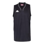 Kappa Cairo Maillot de Basket-Ball Homme, Black, FR : 2XL (Taille Fabricant : 2XL)