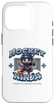 Coque pour iPhone 16 Pro Joueur ninja de hockey sur glace