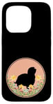 Coque pour iPhone 15 Pro Coton De Tulear - Chien Maman Papa Floral Fleur Mignon Jolie