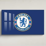 Licensed Décor Chelsea FC Décoration murale en acrylique Grand format 130 cm (l) x 80 cm (H) – Blason complet sur secondaire bleu foncé