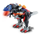 VTech Switch & Go Dinos Rescue Raiders 3-in-1, Interactive Dinosaur Toy with Lights & Sound Effects, Transform Police Car, Helicopter & Fire engine into T-Rex, For Kids 3, 4, 5, 6 +, English Version