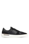 BOSS Mens Clint Tenn Cupsole Trainers in Suede and Leather Size 7 Black