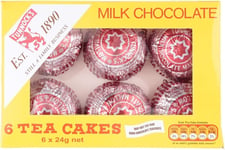 3 x Tunnock's Milk Chocolate Tea Cakes | 3 x 6 Pack of 24g Snack Treat FREE P&P