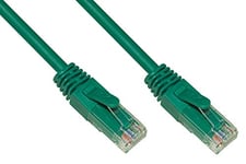 LINK Câble réseau Catégorie, 6 A, Non blindé UTP AWG24, Couleur Vert halogène, 2 m