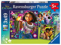 Ravensburger - Puzzle Enfant - Lot de 3 puzzles 49 pièces - La magie d'Encanto / Disney Encanto - Fille ou garçon dès 5 ans - Puzzle de qualité supérieure - 3 posters inclus - Disney Encanto - 05657