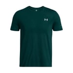 Under Armour Mens SeamleStride T-Shirt in Green - Forest Green material_Synthetic - Size Large