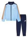 Nike Kids Boys Tricot Tracksuit - Navy, Navy, Size 5-6 Years