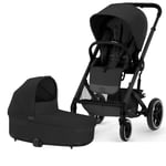 Nyfødtpakke, Cybex Balios S Lux ink. Cot S Lux - moon black