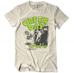 Hybris Green Day Sketched Up T-Shirt (Khaki,L)