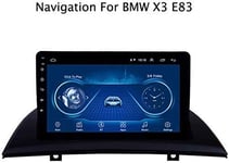 Navigation GPS Car Radio Android 8.1 Écran Tactile Voiture De Navigation GPS De Voiture Lecteur Vidéo Miroir Lien Bluetooth Miroir Lien SWC USB AUX 4G + WiFi pour BMW X3 E83