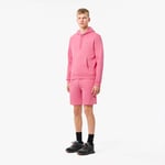 Lacoste Short regular fit molleton Taille XL Rose Reseda