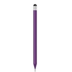 Stylet, Stylet de Remplacement pour écran Tactile capacitif, Stylet à tête Universelle, Stylet Tactile avec Toucher en Caoutchouc Souple pour téléphone, Tablette, Ordinateur, Tablette(Mauve)