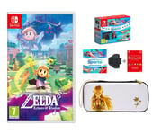 NINTENDO Switch Neon Red & Blue, Sports, The Legend of Zelda: Echoes of Wisdom, Princess Zelda Case & Nintendo Switch Online 12 Month Membership Bundle, Red,Blue