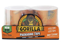 Gorilla Glue Gorilla Packaging Tape Refill 72mm x 27m (Pack 2) GRGPKTAPE27