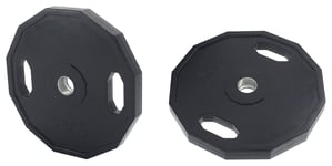 PRO FITNESS Pro Fitness Olympic Rubber Weight Plates 2 x 25kg