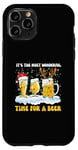 Coque pour iPhone 11 Pro Lover Christmas It's The Most Wonderful Time for a Beer